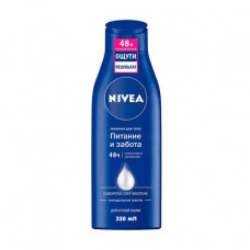 Milk for a body of Nivea of Pitaniye and care, for dry skin, 250 ml