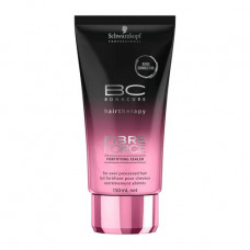 The milk for hair of Schwarzkopf Professional BC Bonacure Fibre Force Fortifying Sealer strengthening does not demand washing off, 150 ml