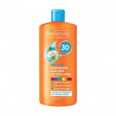 Milk for suntan of Bielenda SUN CARE Coconut SPF 30, 200 of ml
