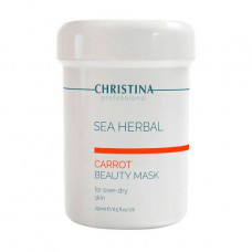 Carrot Christina Sea Herbal Beauty Mask Carrot face pack for the dry, angry and sensitive skin, 250 ml