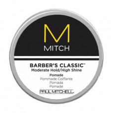 Men's lipstick for hair dressing of Paul Mitchell Mitch Barber's Classic Moderate Hold/High Shine Pomade, 85 g