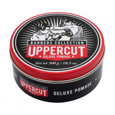 Men's lipstick for hair dressing of Uppercut Deluxe Pomade Barber TIN of strong fixing, 300 g