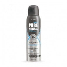 Men's antiperspirant spray V_tex Pure Mineral Invisible active protection, 150 ml