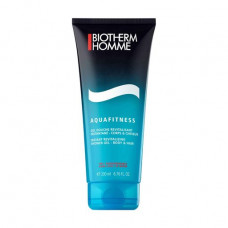 Men's gel-shampoo for hair and body of Biotherm Homme Aquafitness Shower Gel, 200 ml