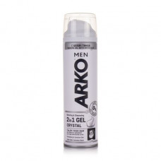 Men's shaving gel and washings of ARKO Men Shaving & Cleansing 2v1 Gel Crystal with white clay, 200 ml