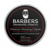 The men's Barbers Premium Shaving Cream shaving cream with the calming effect, with a sandal-wood tree and a root of a licorice, 100 ml