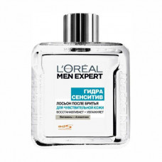 The men's aftershave lotion L'Oreal Paris Men Expert Hydra of Sensetiv for sensitive skin, 100 ml
