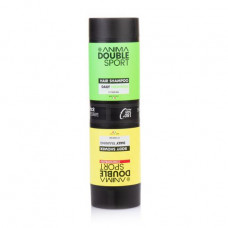 Men's Anima Double Sport set Daily freshness and trainings (shower gel, 170 ml + hair shampoo, 170 ml)