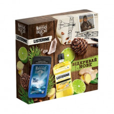 The men's Listerine set Discover new (mouthwash, 250 ml + gel-shampoo for a shower, 250 ml)