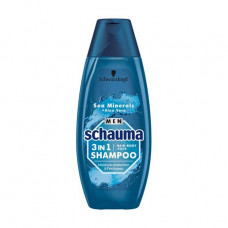 Shampoo for men 3 in 1 Schauma Men Sea Minerals + Aloe Vera Sea minerals and an aloe belief, 400 ml
