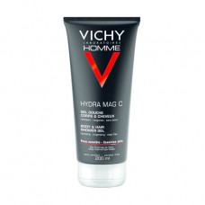 The men's moisturizing shower gel, bodies and a hair of Vichy Homme Hydra MAG C gel douche, 200 ml