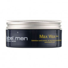 Men's wax for hair of Label.m Max Wax the Maximum fixing, 50 ml