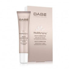 The multi-proofreader for skin around eyes and lips of Babe Laboratorios Healthy Aging + Multi Corrector Eyea and Lips Tensor with anti-aging effect, 15 ml