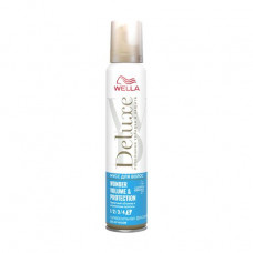 Wella Deluxe Wonder Volume&Protection hair mousse superstrong fixing, 200 ml