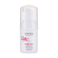 The soft cleaning foam for the person Biotrade Acne Out with lactic acid, 20 ml (pass)