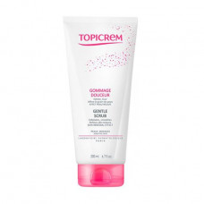 Soft face scrub and bodies of Topicrem Gentle Scrub Skin Renewal Effect for sensitive skin, 200 ml