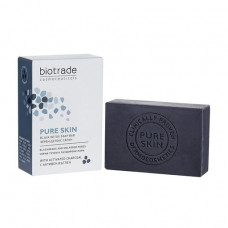 Soap detox for a face and body of Biotrade Pure Skin Black Detox Soap Bar, 100 g