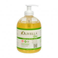 Liquid soap Olivella for a face and a body on the basis of olive oil of 500 ml