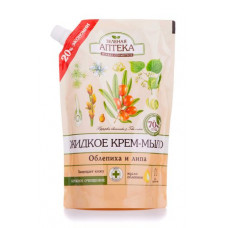 Liquid soap Green Drugstore of Oblepich and linden doy-pack ice, 460 ml