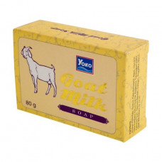 Washed cosmetic Yoko Goat Milk Soap with extract of goat milk, 80 g