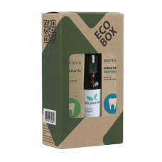 Delamark Eco Box set Faultless leaving (toothpaste, 80 g + toothpaste, 80 ml + mouthwash, 50 ml)