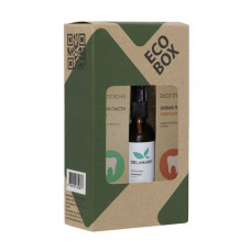 Delamark Eco Box set Grass pleasure (toothpaste, 80 g + toothpaste, 80 ml + mouthwash, 50 ml)
