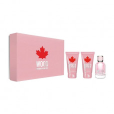 Dsquared2 Wood For Her set women's (toilet water, 50 ml + body lotion, 50 ml + shower gel, 50 ml)