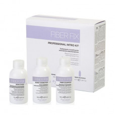 The Fanola Fiber Fix Professional Intro Kit set (the restoring means, 70 ml + cream, 100 ml + shampoo, 100 ml)