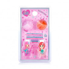 Honey Bunny Miss set Glamurchik (gloss, nail varnishes, rings, strazik)