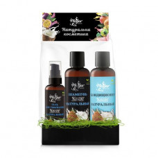 The Coco set Mayur (shampoo, 200 ml + the conditioner, 200 ml + gel for washing, 100 ml)