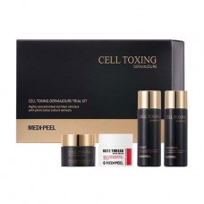 The Medi-Peel Cell Toxing Dermajours Trial Kit set (a toner for the person, 30 ml + face emulsion, 30 ml + face cream, 10 g + neck cream and a decollete, 10 g)