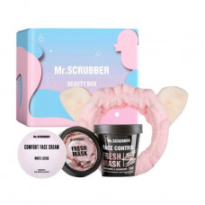 The Mr.Scrubber Fresh & Comfort set (a face pack, 150 g + face cream, 30 ml + a bandage for hair)