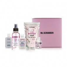 The Mr.Scrubber Magic Unicorn set (powder for a bathtub of 200 g + the perfumed spray of 150 ml + hand cream and bodies of 60 ml + antiseptics for hands of 30 ml + glitter of 60 ml)