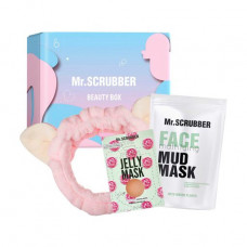 The Mr.Scrubber Peony Care set (a face pack, 100 g + a gel face pack, 60 ml + a bandage for hair)
