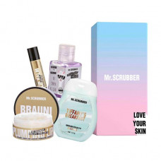 The Mr.Scrubber Sweet Brauni set (a srub for lips, 50 ml + lip balm, 5 g + hand cream, 50 ml + antiseptics, 30 ml)