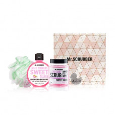 Mr.Scrubber Sweet Guava set (sugar srub, 300 g + shower gel, 300 ml + bast)