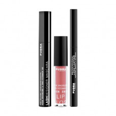 The Pudra Cosmetics set (mascara, 10 ml + a pencil for eyes, 3 ml + lip gloss, 2.5 g)