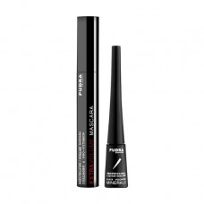 Pudra Cosmetics set (mascara, 10 ml + eyeliner, 3 ml)