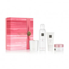 Rituals The Ritual Of Sakura Renewing Routine Gift Set set (shower gel, 200 ml + candle, 140 g + body scrub, 125 g + body cream, 100 ml)