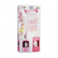 Orchid set Sweet Home Collection Orchid and Vanilla and vanilla (aromadiffuzor, 100 ml + aromatic candle, 135 g)
