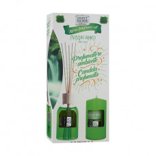 Sweet Home Collection White Musk set White musk (aromadiffuzor, 100 ml + aromatic candle, 135 g)