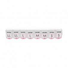 A set of hair curlers for lamination of eyelashes of Lash Secret with notches, 8 couples
