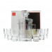 Set of glasses for the Bormioli Rocco Novecento liqueur, a decanter + 6 glasses (122127SS8021990)