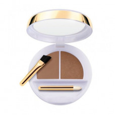 Set for eyebrows of Collistar Flawless Eyebrows Modelling Wax & Coloured Powder 2 Brown, 3.5 g