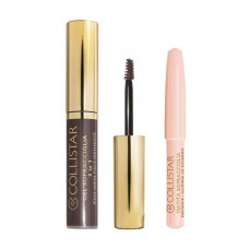 Set for eyebrows of Collistar Perfect Eyebrow Kit (eyebrow gel 3 in 1, 3 Silvana Brunette, 3 ml + a pencil for eyebrows of Pencil, 1.2 g)