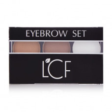 Set for eyebrows of LCF Eyebrow Set 01 of light brown, 6 g