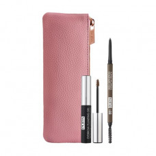 Set for eyebrows of Pupa Eyebrow Definition Kit 001 Blonde (a pencil for eyebrows, 0.09 g + eyebrow gel, 4 ml + a make-up bag)