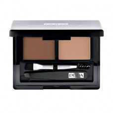 Set for eyebrows of Pupa Eyebrow Design Set 01 Blonde (Eyebrow powder + wax), 1.1 g