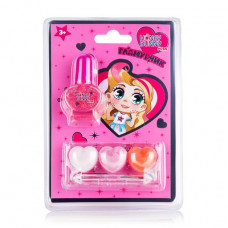 Set for girls of Honey Bunny Miss Small joy (lip gloss of 1 g + nail varnish of 3.2 g)