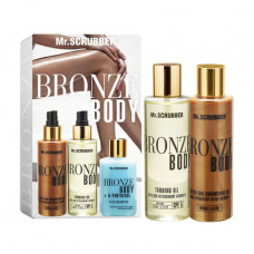 Set for intensive suntan of Mr.Scrubber (intense tanning oil, 100 ml + oil-bronzator after suntan, 100 ml)